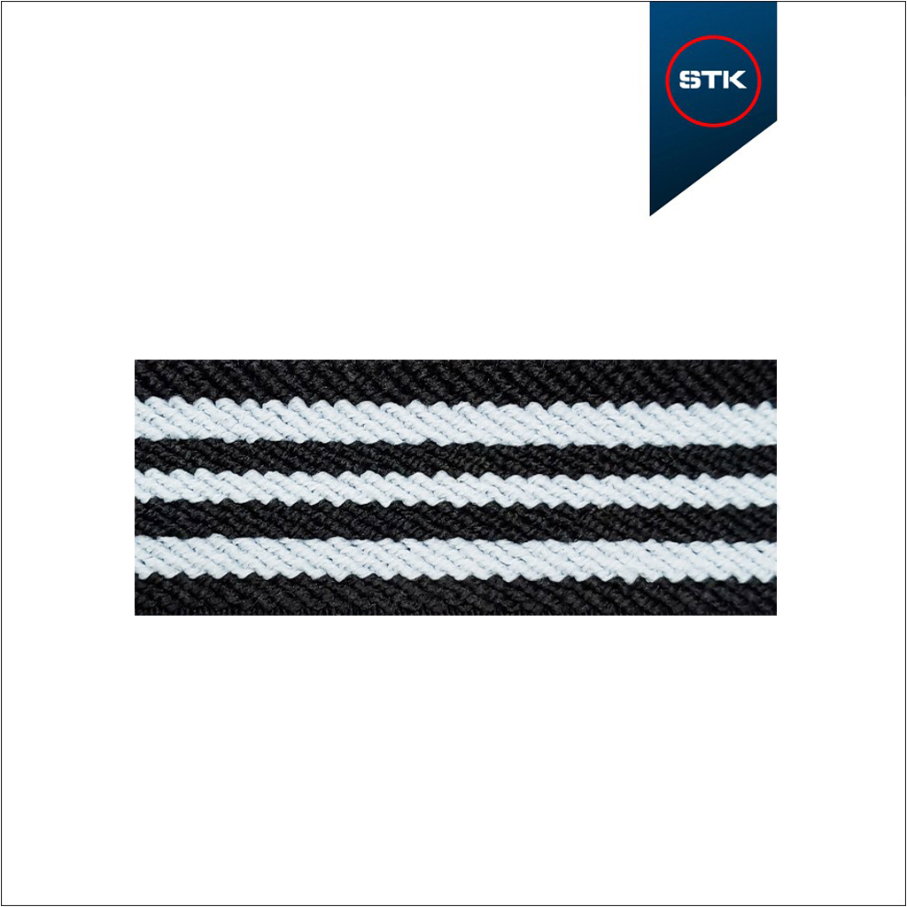 EL&Aacute;STICO STK DIAGONAL 20MM PRETO / BRANCO / PTO / BCO