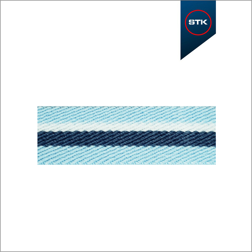 EL&Aacute;STICO STK DIAGONAL 20MM AZULBB / INVERNO / BRANCO / AZULBB